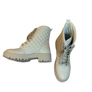 Olivia Miller Quilted Combat Boots Women’s 8